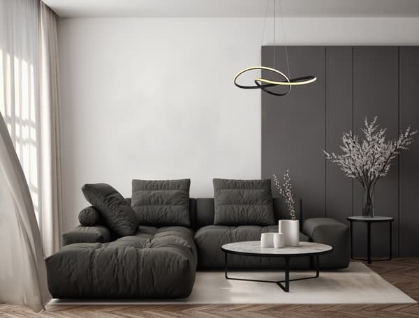 CONSA LED HÆNGELAMPE SORT ITALUX PND-19221C-BK