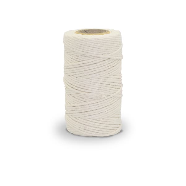 Vita bomullskorvtrådar 100g