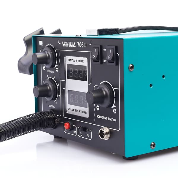 Yihua 706 II professionel 2-i-1 varmluftslødstation