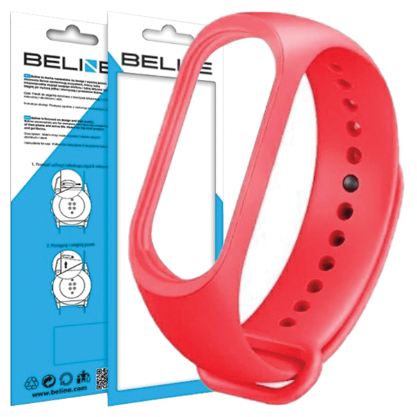 Beline Mi Band 3/4-ranneke, punainen