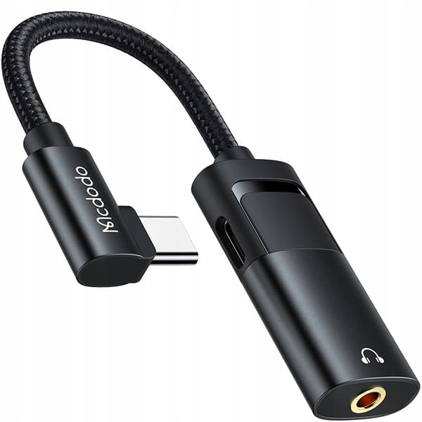 MCDODO USB-C MINI JACK 3,5 MM ADAPTER AUX-KABEL TIL SAMSUNG APPLE DAC