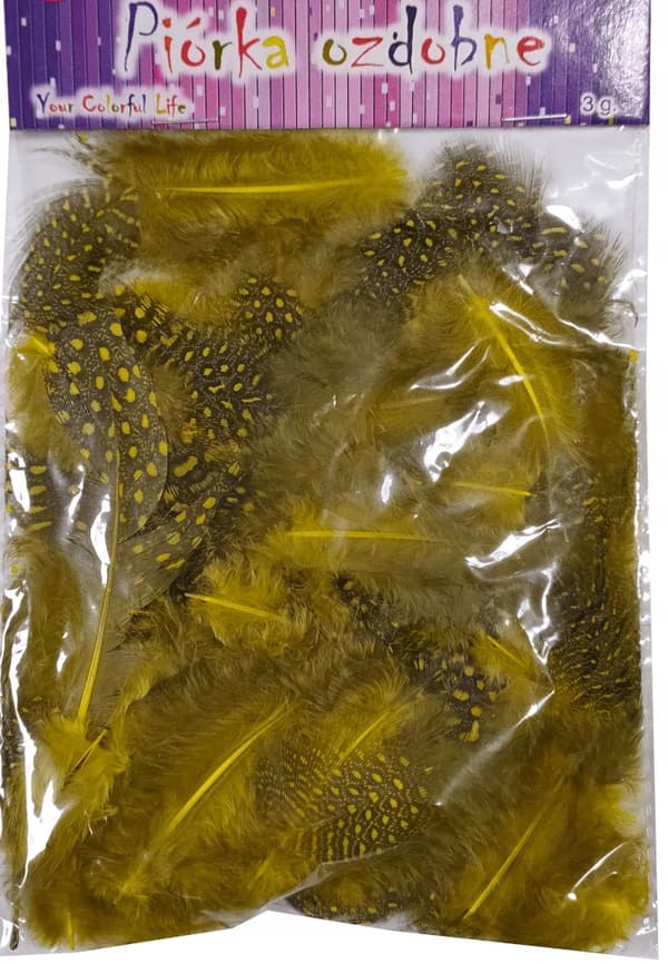 Gula prickiga fjädrar 3g