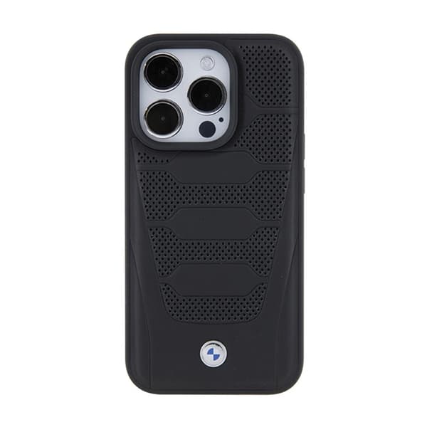 BMW lædersæder med mønster - iPhone 15 Pro Max cover (sort)