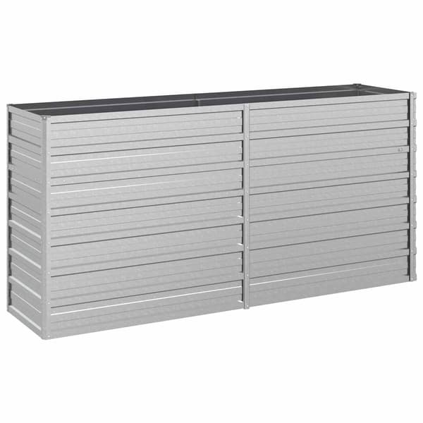 vidaXL højbedspotte 160x40x77cm, galvaniseret stål