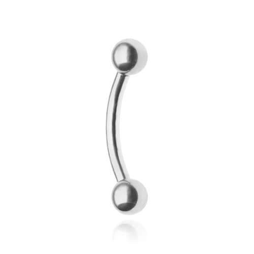 Titanium Banan Ørering - Sølv - TB-002 1.2/6/3