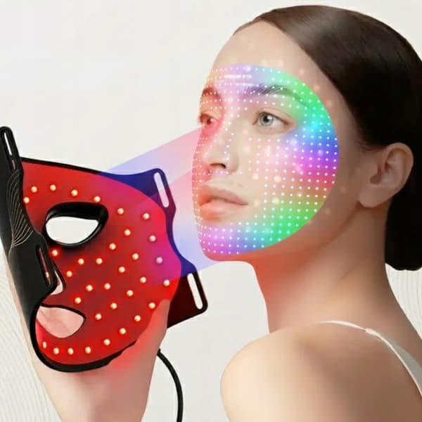7-farvet LED-ansigtsmaske - lysterapi
