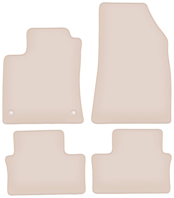 Bilmåtter premium beige til Renault Clio V hatchback 2019-