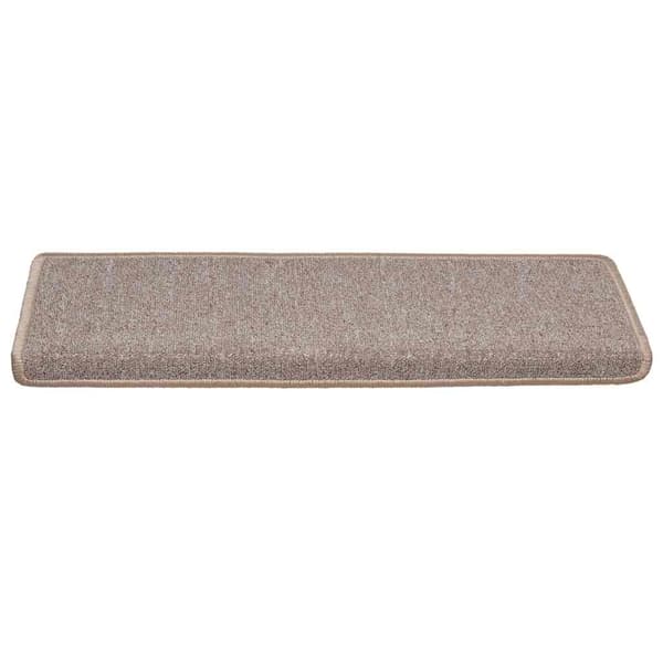vidaXL trappemåtter 30 stk. 65x21x4 cm lysebrune