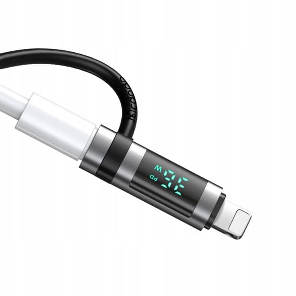MCDODO ADAPTER USB-C USB TYP C TILL LIGHTNING IPHONE 36W MÄTARE