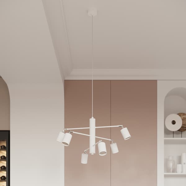 TAKLAMPA SKYFIRE 4 GU10 VIT LUMILO 12.243.27