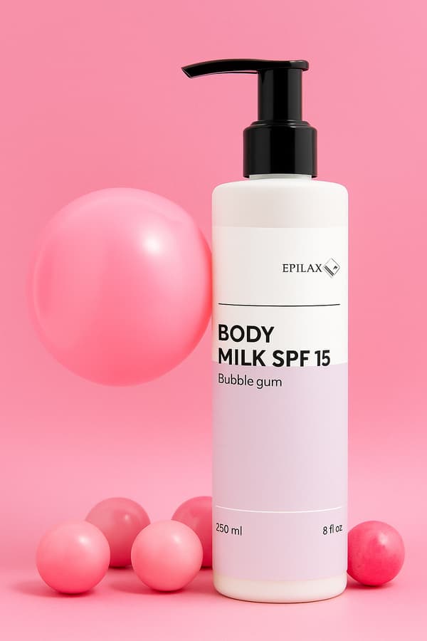 Epilax kroppsmjölk SPF15 tuggummi 250 ml