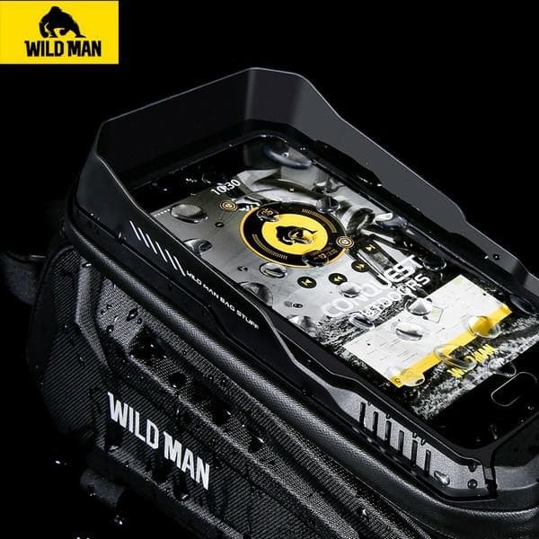 WILDMAN XT5 pyöräkotelo/kiinnike, runkolaukku, musta