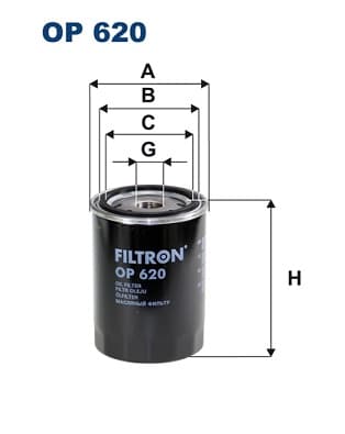 OLIEFILTER OP620 FILTRON