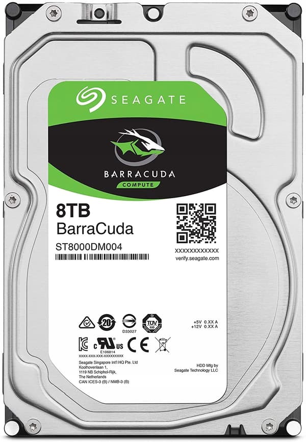 Seagate BarraCuda 8TB 3,5" SATA ST8000DM004 kiintolevy