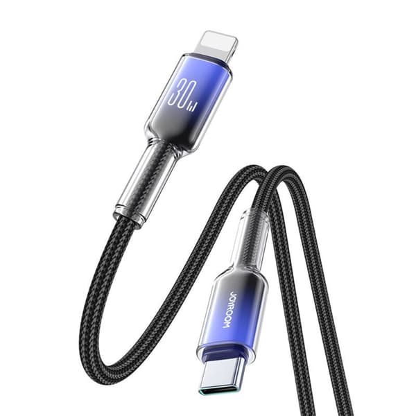 Kabel USB-C Lightning Joyroom S-A42 30W 1,2m svart