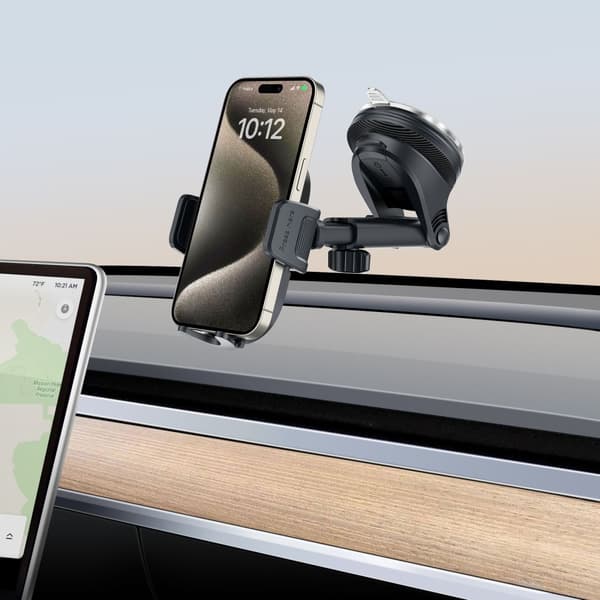 TECH-PROTECT V7 UNIVERSAL INSTRUMENTPANEL OCH VENTILATIONSFÄSTE FÖR BILEN, SVART