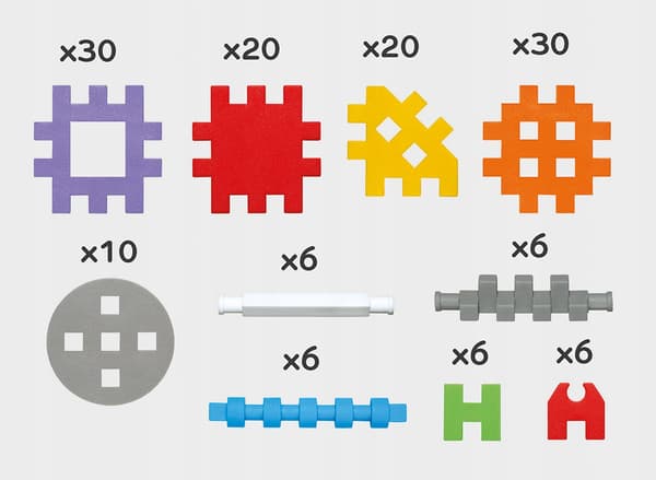 CONSTRUCTOR Marioinex Mini -vohvelipalikat, 140 kpl