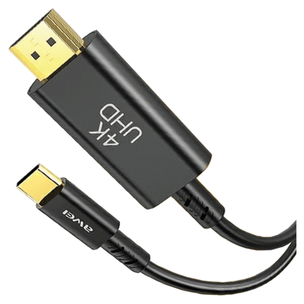 AWEI CL-212T USB-C til HDMI 4K 30Hz Kabel Sort