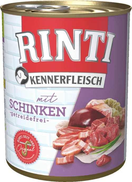 Rinti | Kennerfleisch | 800g dåse - 800g skinke