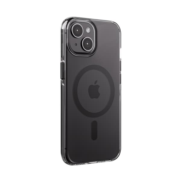 Crong Clear MAG Pro - iPhone 15 MagSafe-cover (sort)