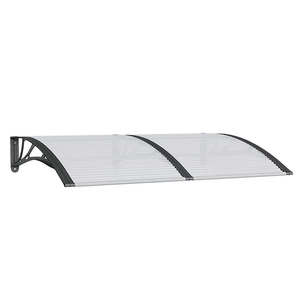 vidaXL Ovikoski musta 150x100 cm polykarbonaatti