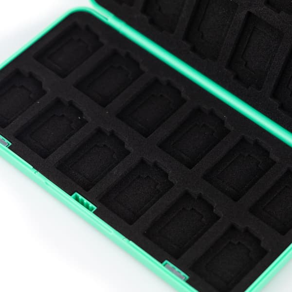 Nintendo Switch OLED Micro SD-kort organizer cover Luigi Mario Bros.