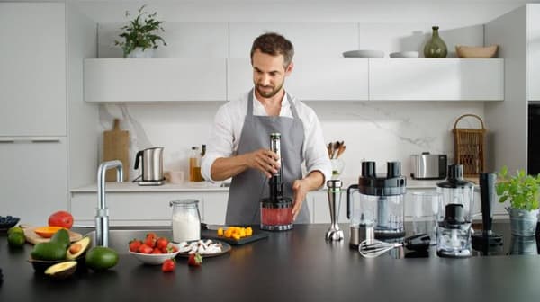 Blender BRAUN MQ9135XI MultiQuick 9 Sort-sølv