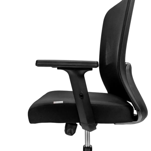 Furvero Norma BP/A2D/L1D sort N drejelig kontorstol
