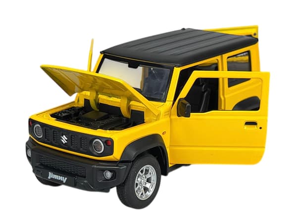Legeringsbil Suzuki Jimny gul 1:24 Q3008A