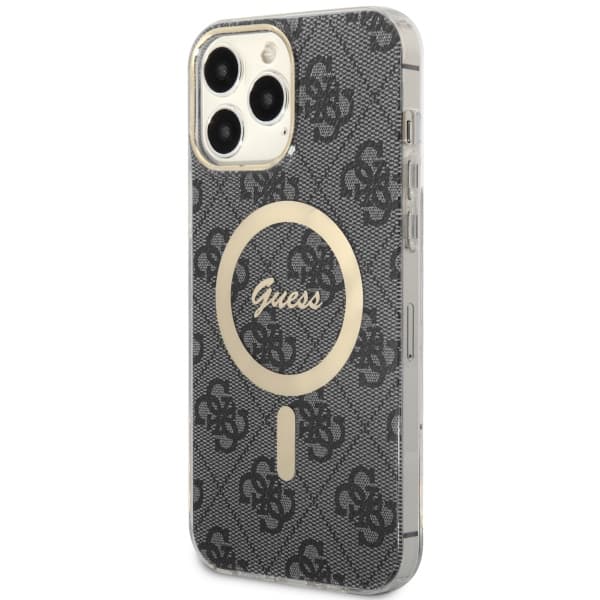 Guess GUHMP13XH4STK iPhone 13 Pro Max 6,7" sort/sort hårdt cover 4G MagSafe