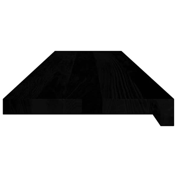 vidaXL Trappsteg, 4 st bruna 100x30x2cm massiv ek