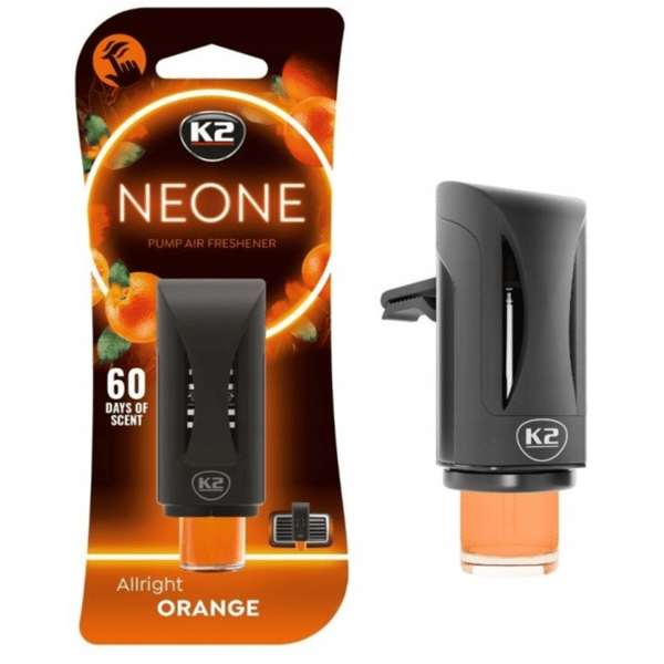K2 V372 NEONE Allright orange luftdoft i rutnät med pump