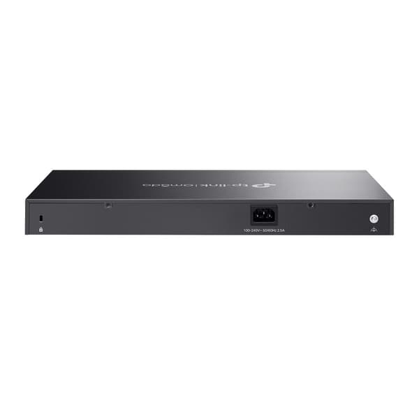 TP-LINK SG2428LP Netværksswitch, 24 Gigabit-porte, PoE+, Grå