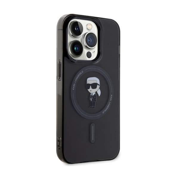 Karl Lagerfeld IML Ikonik MagSafe - iPhone 15 Pro Max cover (sort)