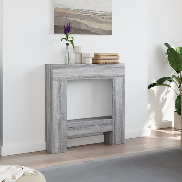 vidaXL Spismantel, grå Sonoma ek, 81x18x82 cm
