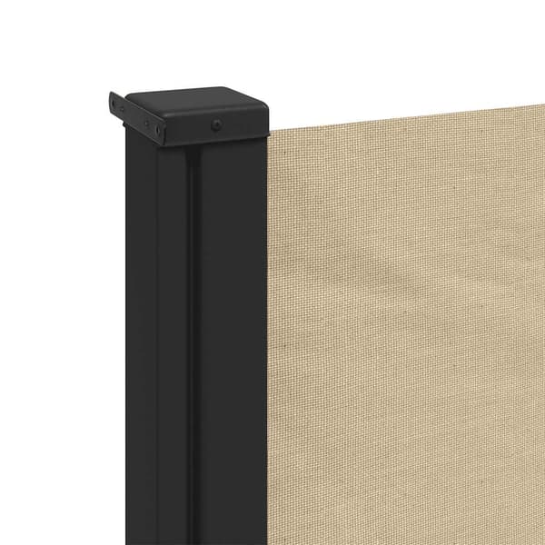 vidaXL udtrækkelig sidemarkise beige 100x500 cm
