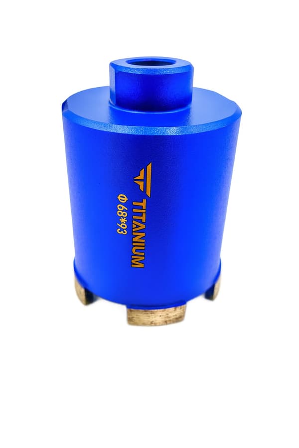 Diamantkronebor til beton, mursten, blokke 68mm M16 TITANIUM KDO