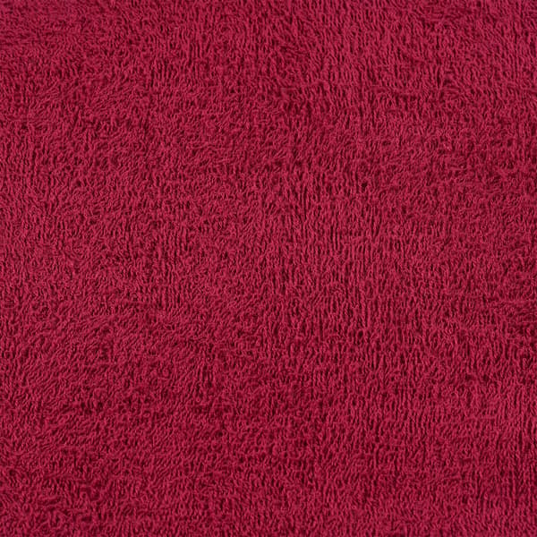 vidaXL Badlakan, 10 st, Vinröda, 70x140 cm, 100% bomull