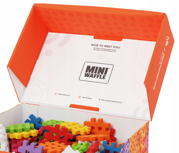 Marioinex Mini vohvelipalikat, 500 kpl, luova