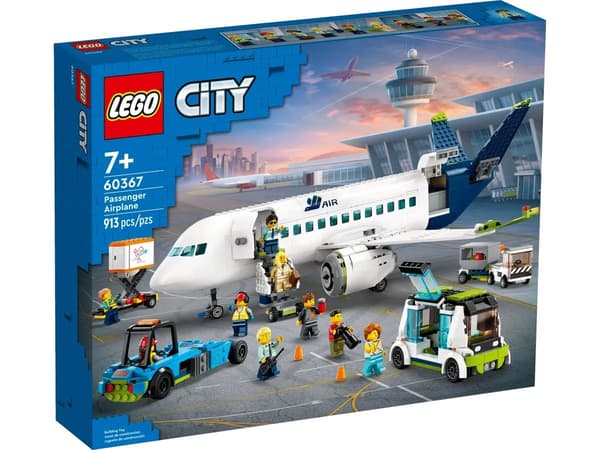 LEGO City 60367 Passagerfly med 9 minifigurer