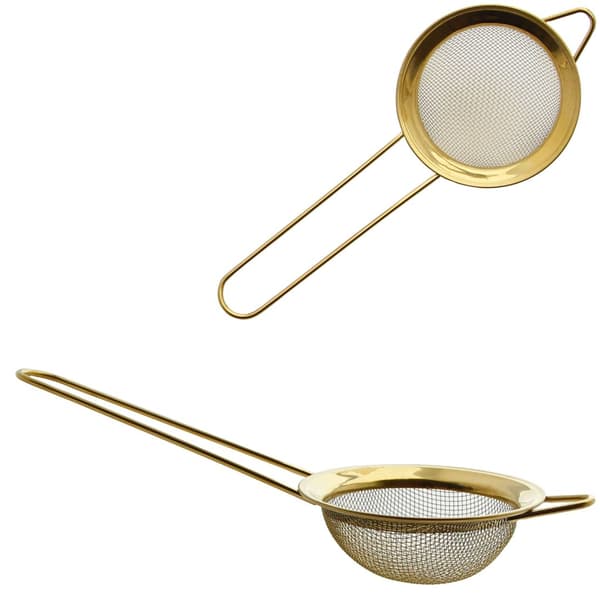 KØKKENSI I RUSTFRIT STÅL GULD