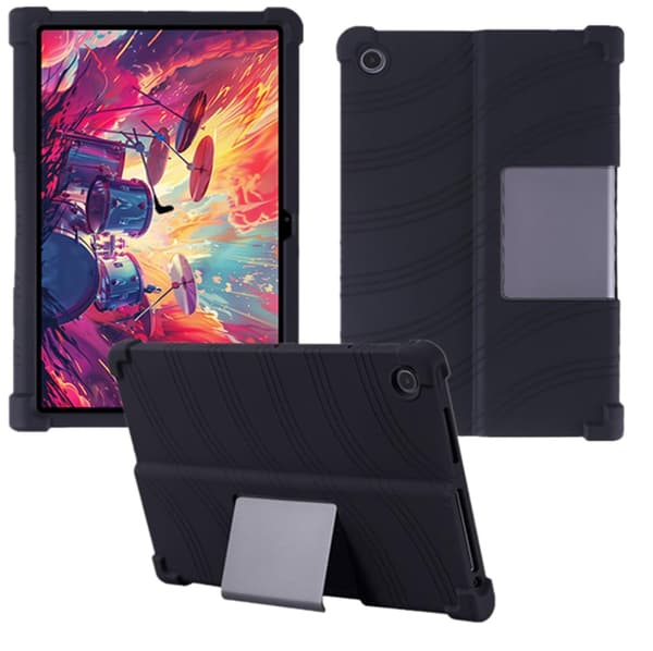 Silikone-etui med stativ til Lenovo Tab Plus TB351FU 11,5" 2024