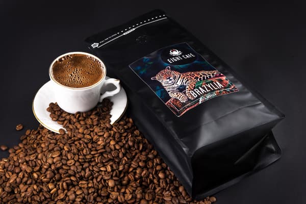 Friskristede brasilianske Arabica-kaffebønner 250 g