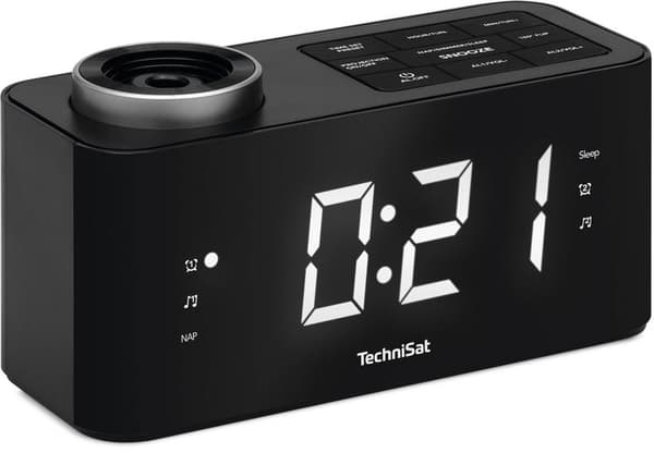 TECHNISAT DIGICLOCK 300 kelloradio Musta