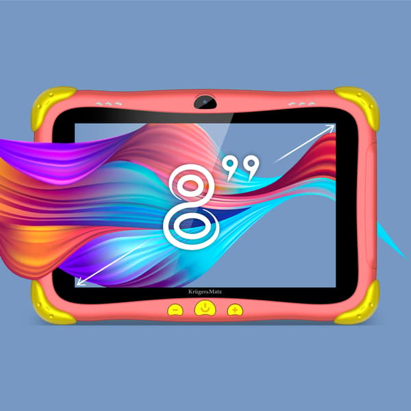Kruger og Matz 8" FUN 808 uddannelsestablet 3/32GB WiFi Android 13