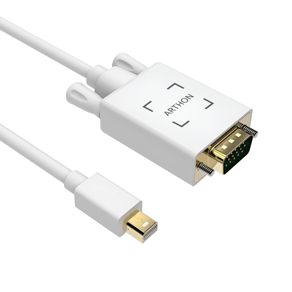 Kabeladapter fra mini DisplayPort til VGA han 1,8m adapter til Mac