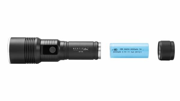 Taktisk genopladelig LED-lommelygte MT159 USB-C 5 driftstilstande