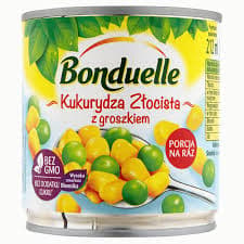 BONDUELLE MAJS- OCH ÄRTBLANDNING 170 G