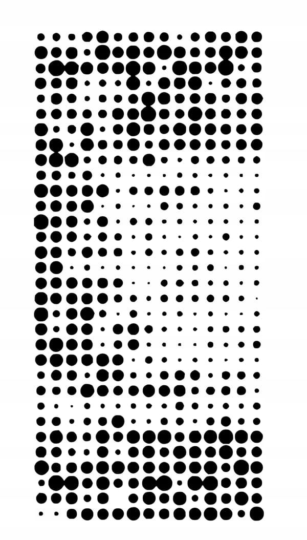 Stencil för gipsmålning 92 cm Arkitektonisk betongputs S.74