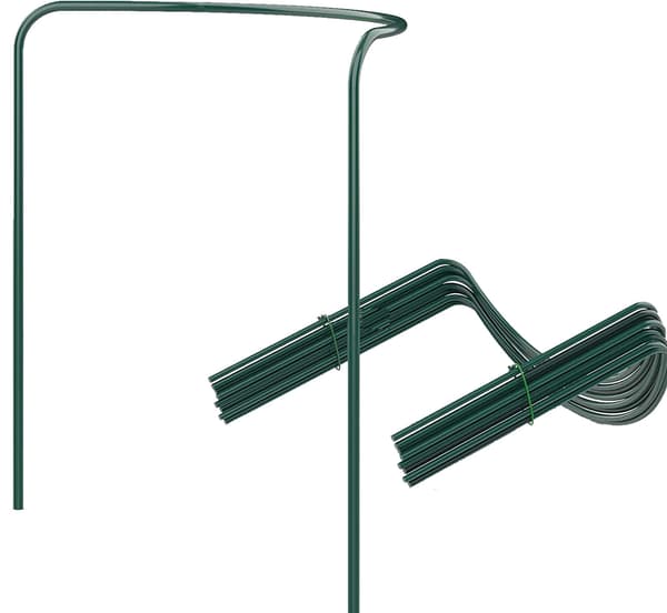 Halvcirkelformade växtstöd i metall 100 cm / 5 stycken /